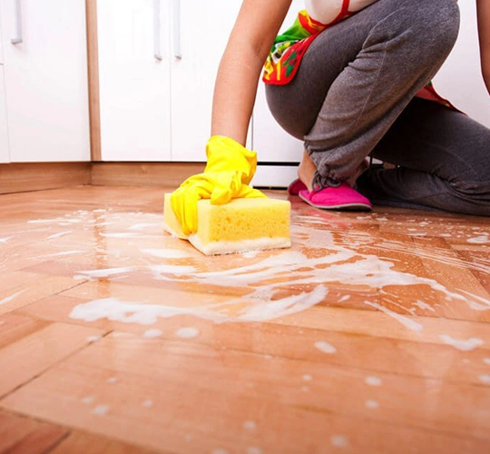 Wood Floor Cleaning Process​